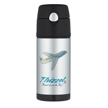 Travel Vector Logo Thermos® Bottle (12oz)