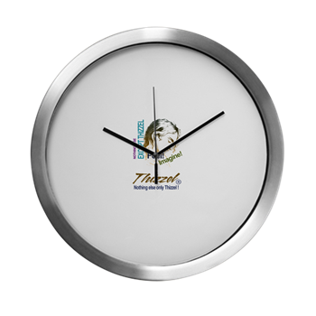 Only Thizzel Logo Modern Wall Clock