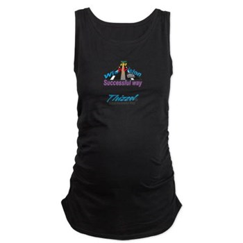 Thizzel Successful Logo Maternity Tank Top