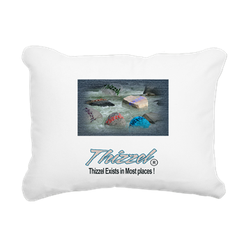 Thizzel Exist Logo Rectangular Canvas Pillow