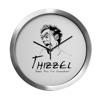 Thizzel Madness Modern Wall Clock