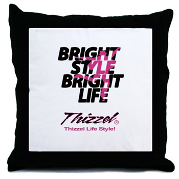 Thizzel Life Style Throw Pillow