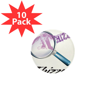 Magnifier Logo Mini Button (10 pack)