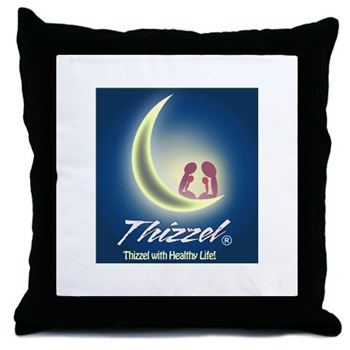 Thizzel Health Throw Pillow