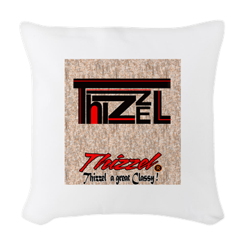 Thizzel Class Woven Throw Pillow