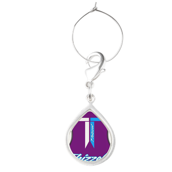 Thizzel Bell Teardrop Wine Charm