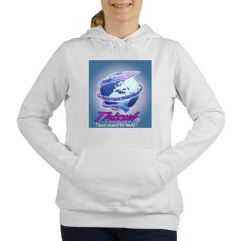 Thizzel Globe Women's Hooded Sweatshirt