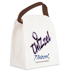 Text Effect Logo Canvas Lunch Bag