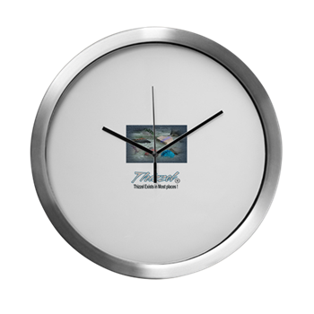 Thizzel Exist Logo Modern Wall Clock