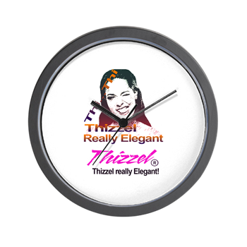 Thizzel Elegant Logo Wall Clock