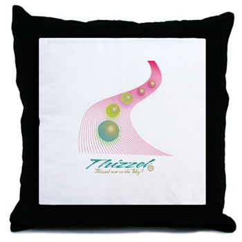 Progressing Vector Logo Throw Pillow