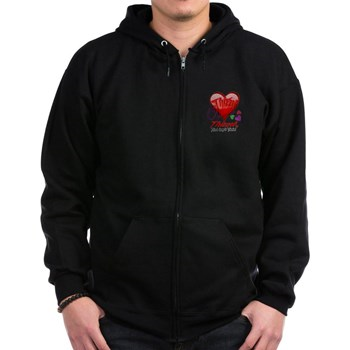 Valentine Logo Zip Hoodie