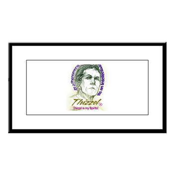 Thizzel is my Spirits Small Framed Print