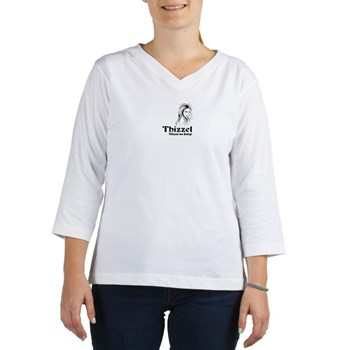 Thizzel Lady Women's Long Sleeve Shirt (Women's Long Sleeve Shirt (3/4 Sleeve)