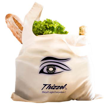 Thizzel Sight Logo Reusable Shopping Bag
