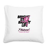 Thizzel Life Style Square Canvas Pillow