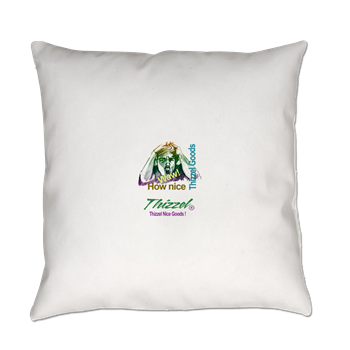 Thizzel Nice Goods Logo Everyday Pillow