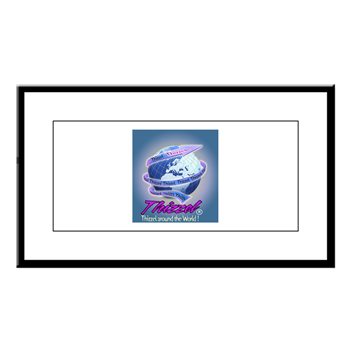 Thizzel Globe Small Framed Print
