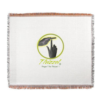 Finger T Logo Woven Blanket