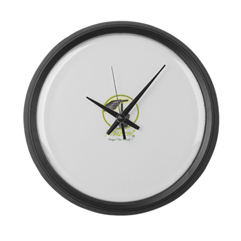 Finger T Logo Large Wall Clock