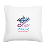 Vector Graphics Logo 01 Square Canvas Pillow