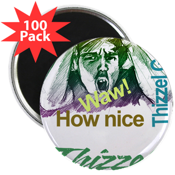 Thizzel Nice Goods Logo Magnets