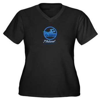 Swimming Logo Plus Size T-Shirt