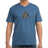 Railway Logo Men's V-Neck T-Shirt