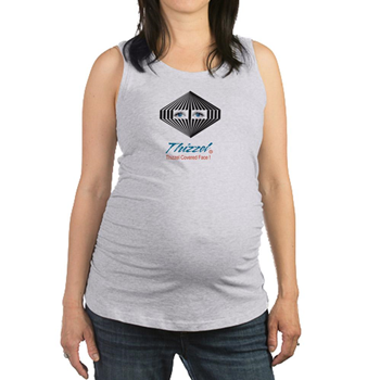 Thizzel Face Logo Maternity Tank Top
