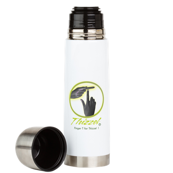 Finger T Logo Large Insulated Beverage Bottle