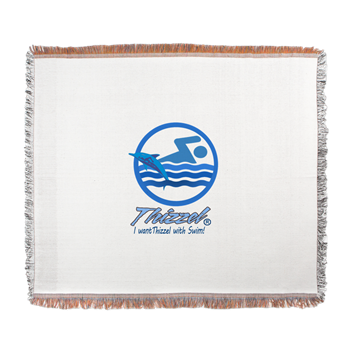 Swimming Logo Woven Blanket