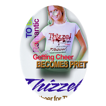 I feel Cheer for Thizzel Ornament (Oval)