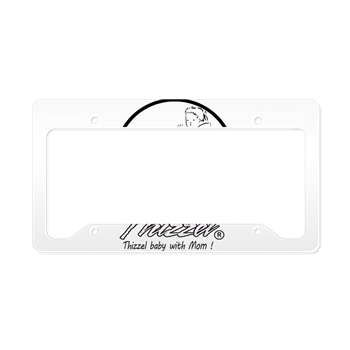 Mom Baby Logo License Plate Holder