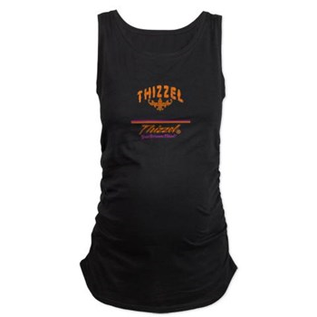 Text Graph Logo Maternity Tank Top