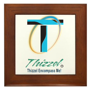 Thizzel Encompass Logo Framed Tile