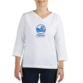 Swimming Logo Women's Long Sleeve Shirt (Women's Long Sleeve Shirt (3/4 Sleeve)