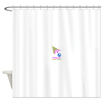 Space Logo Shower Curtain