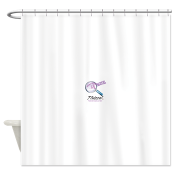 Magnifier Logo Shower Curtain