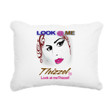Look at Me Thizzel Rectangular Canvas Pillow