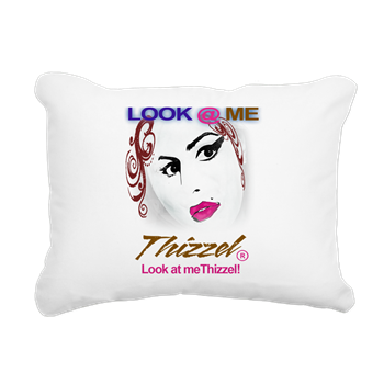 Look at Me Thizzel Rectangular Canvas Pillow