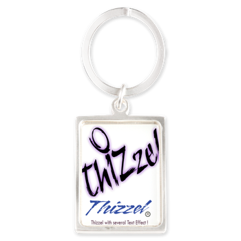 Text Effect Logo Keychains