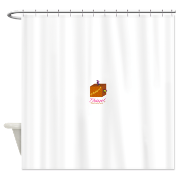 Funny Logo Shower Curtain