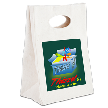 Thizzel Gifts Canvas Lunch Tote