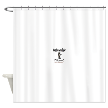 Face Graphics Logo Shower Curtain