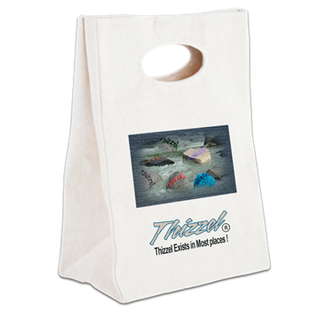 Thizzel Exist Logo Canvas Lunch Tote