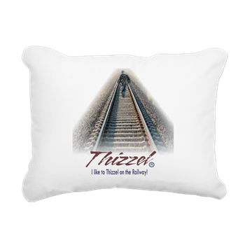 Railway Logo Rectangular Canvas Pillow