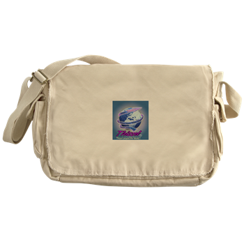 Thizzel Globe Messenger Bag