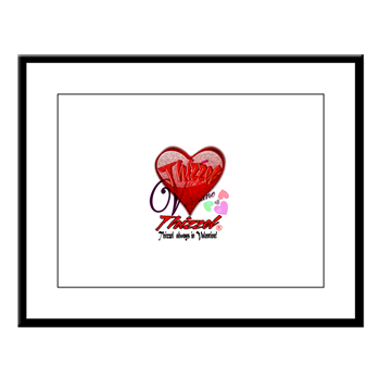 Valentine Logo Large Framed Print