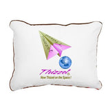 Space Logo Rectangular Canvas Pillow