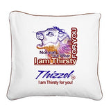 Am Thirsty Logo Square Canvas Pillow